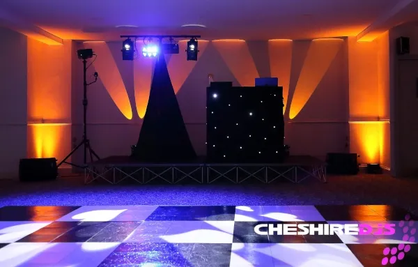 Cheshire DJs Amber Uplighting